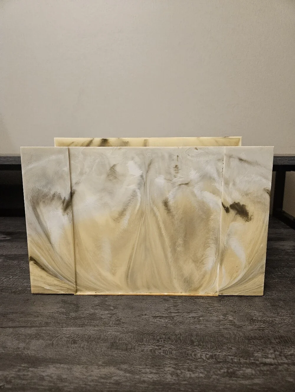 Vintage AKRO-MILS Cabinets Marble-Pattern Desktop Storage Organizer - 10 Drawers